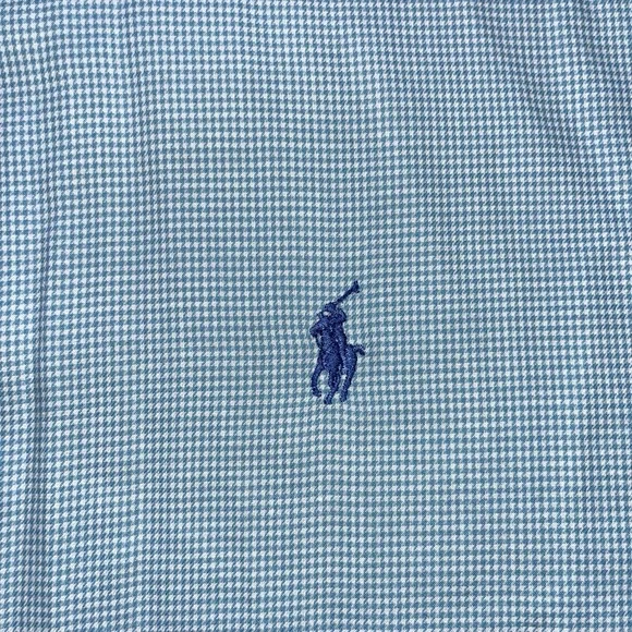 Ralph Lauren Blake Shirt Men's Size LARGE Blue Long Sleeve Button Down - Picture 5 of 7